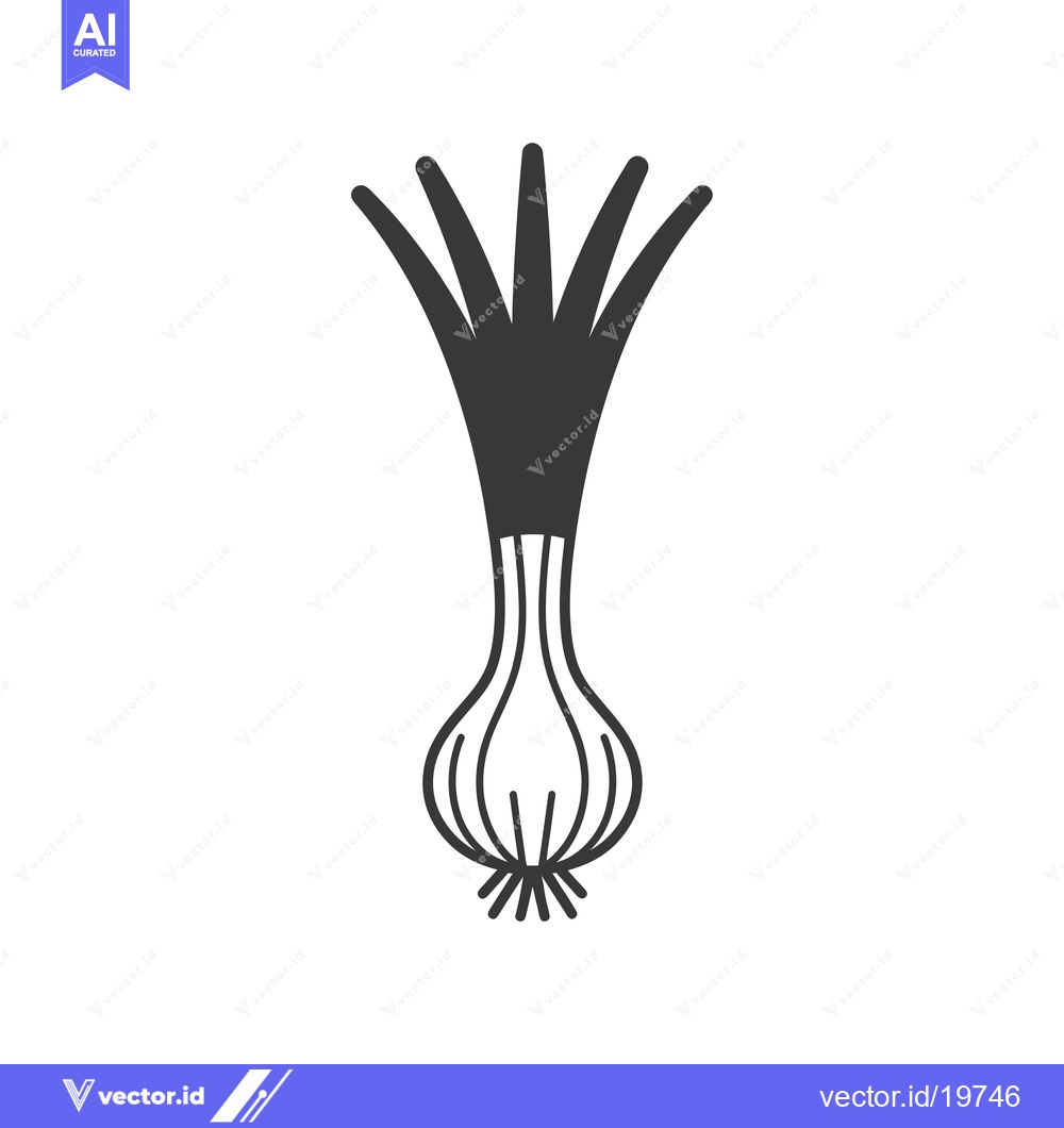 Premium Vector dari A Simple Line Drawing of a Single Onion