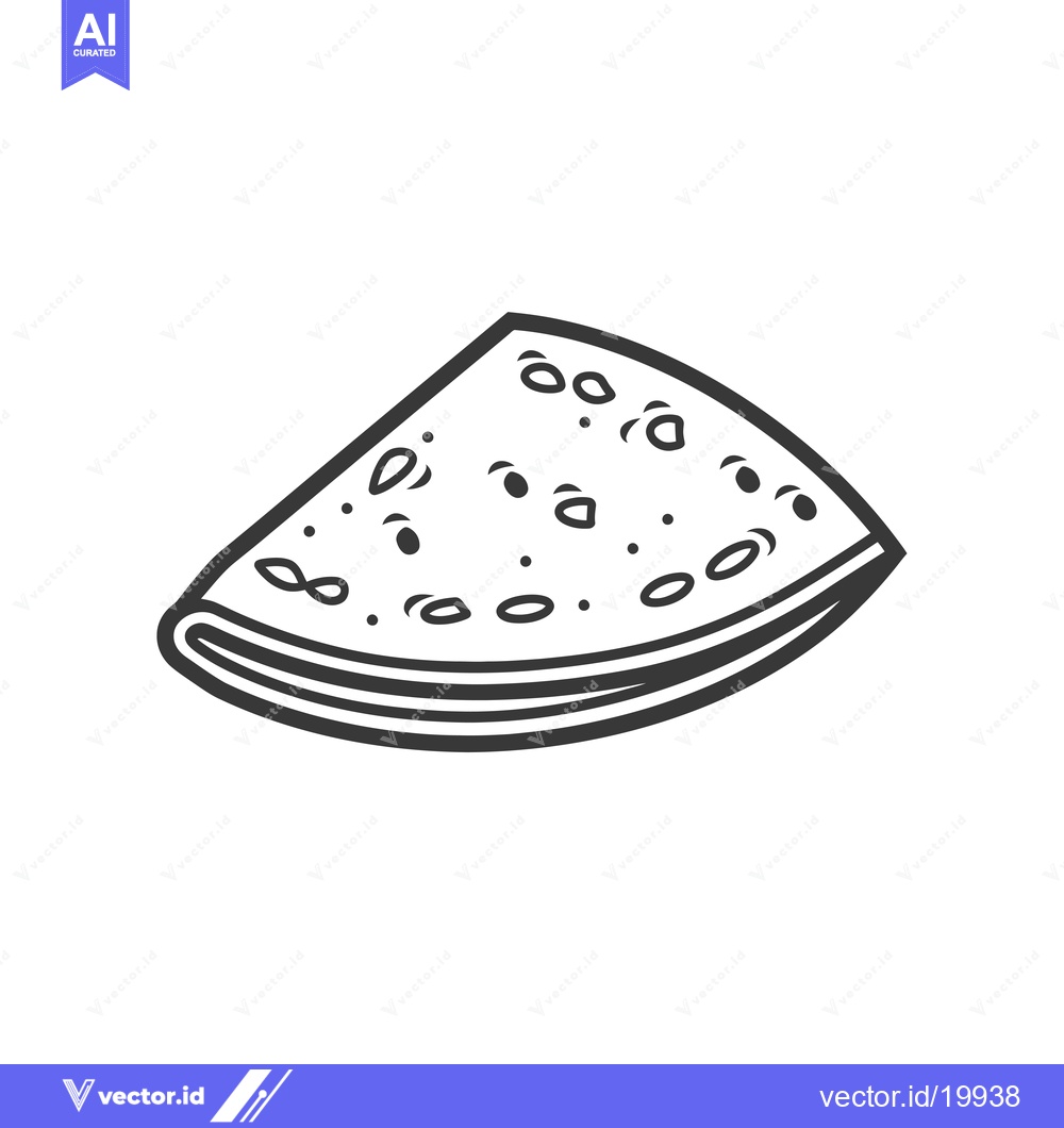 Premium Vector of A Single Slice of Watermelon with Seeds