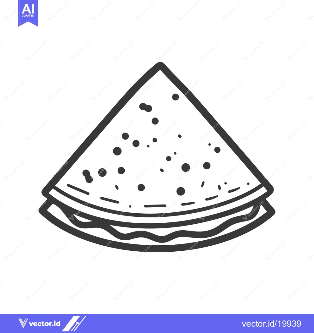 Premium Vector dari A single slice of watermelon with seeds and rind
