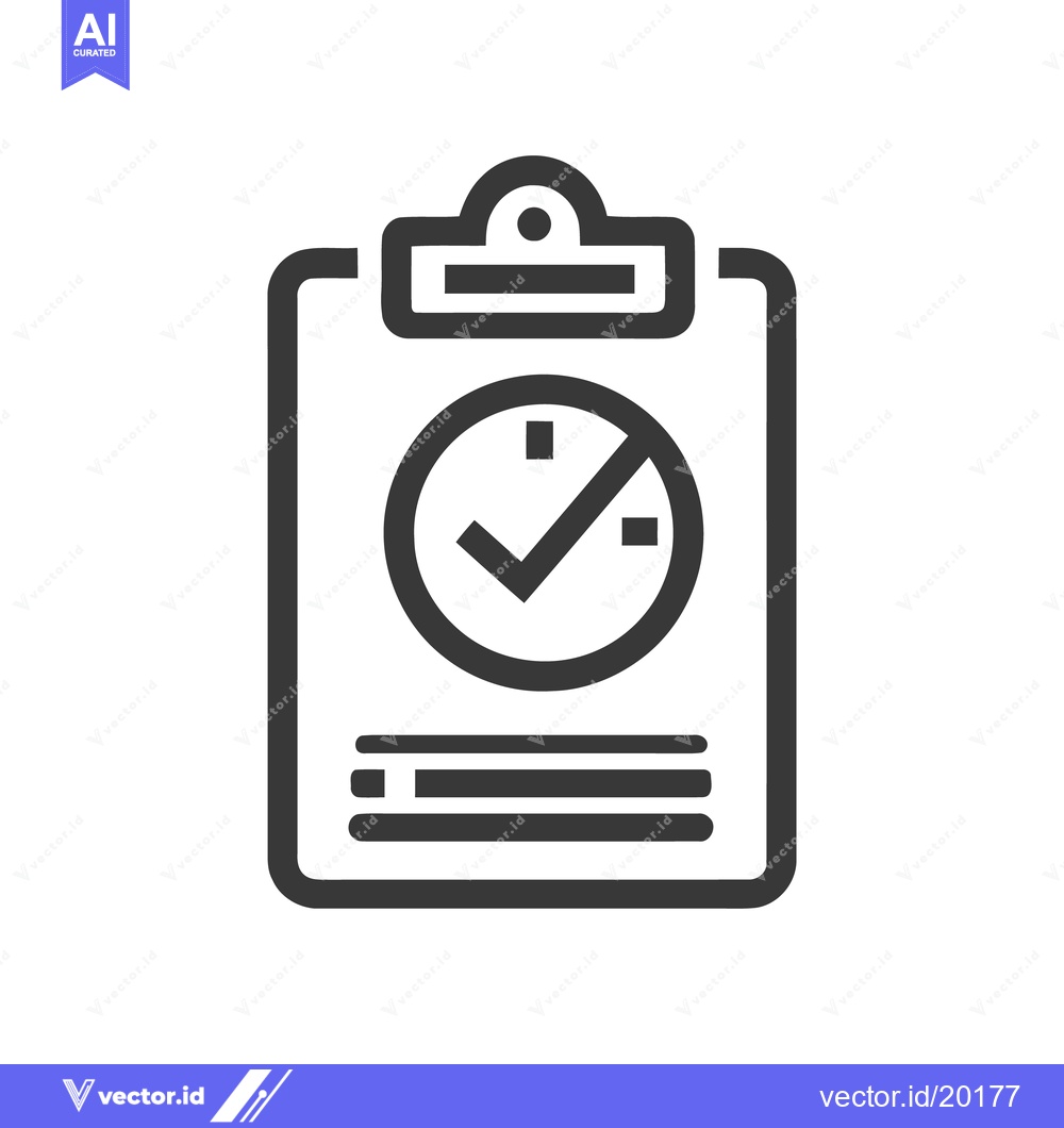 Premium Vector of Time Management Clipboard Icon: Deadline, Schedule, and Productivity S