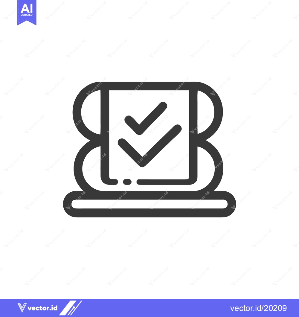 Premium Vector of Assured Workload Icon Line Art Icon  801