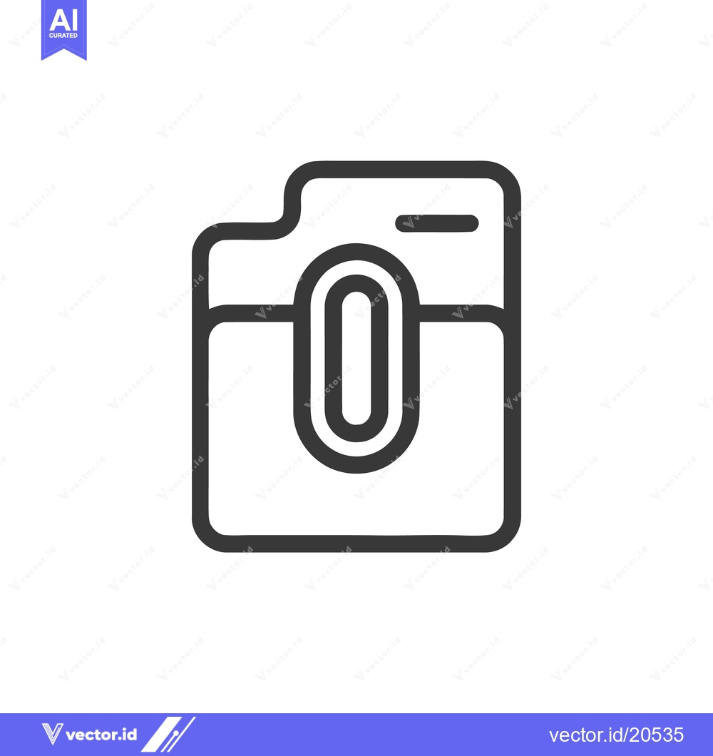 Premium Vector of Minimalist Camera Icon: Modern Outline Design on White Background