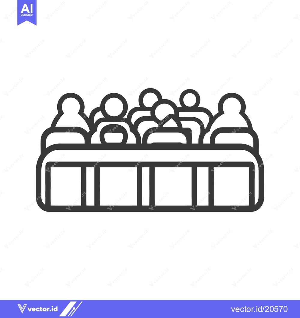 Premium Vector dari A black and white line drawing of people in a meeting