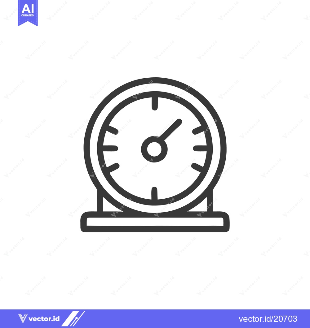 Premium Vector dari Minimalist Timer Icon: Precise Timekeeping in Simple Design