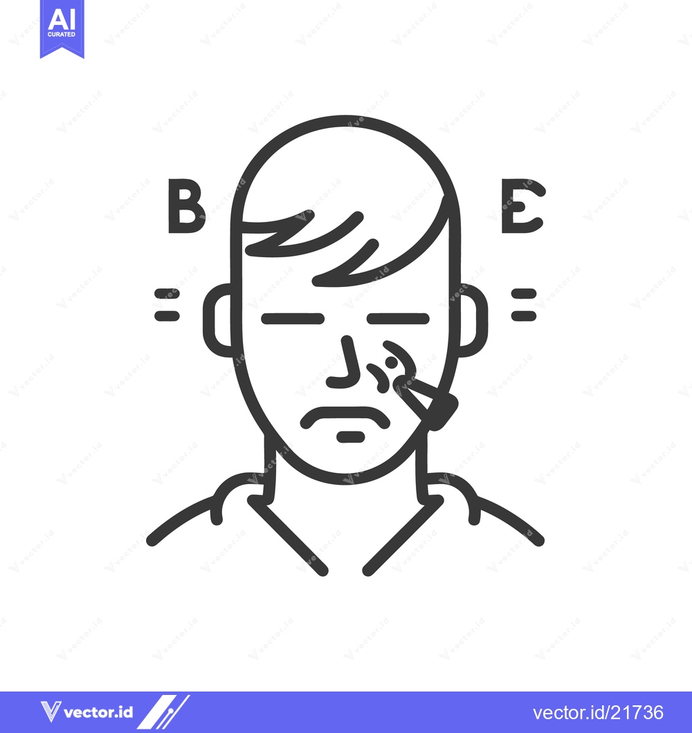 Premium Vector of A person receiving a nasal irrigation procedure for health