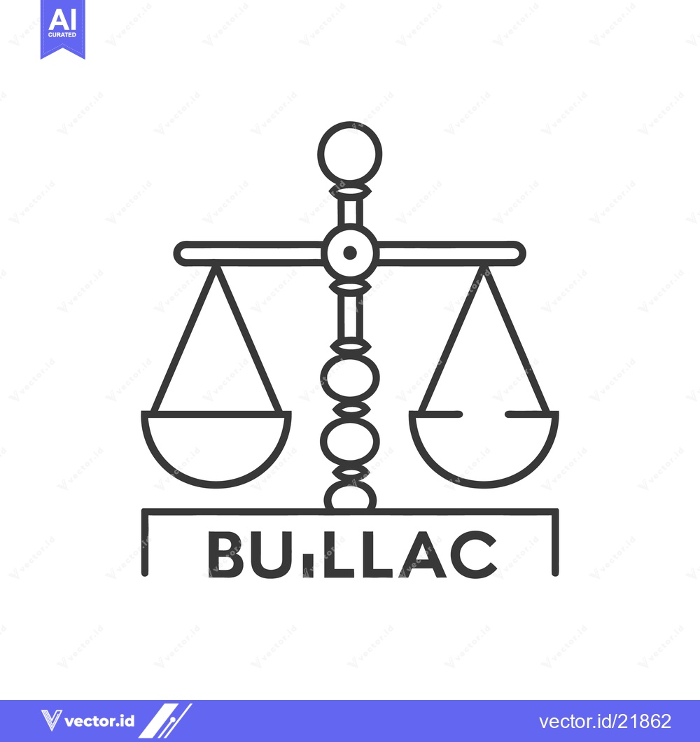 Premium Vector dari An image featuring a symmetrical design of balancing scales