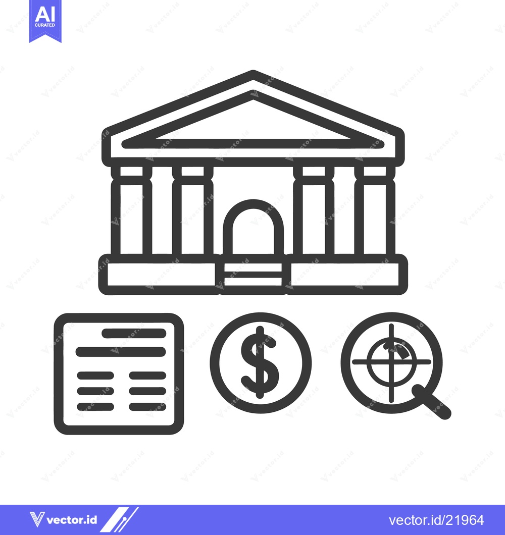 Premium Vector dari Conceptual illustration featuring financial and business related conce