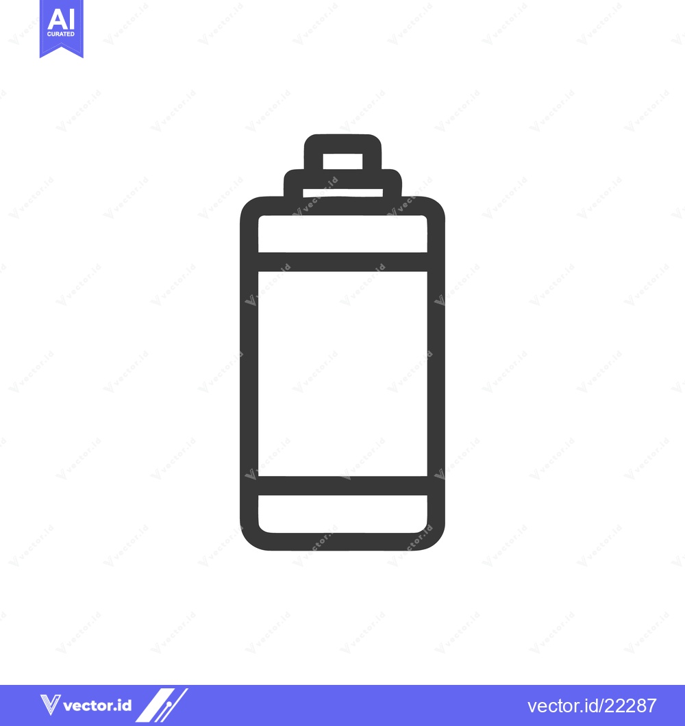 Premium Vector dari Minimalist Spray Bottle Icon: Clean Line Art on White Background