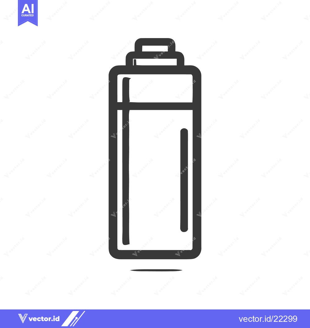 Premium Vector dari Minimalist Battery Icon: Sleek, Modern Design for Energy Concepts and