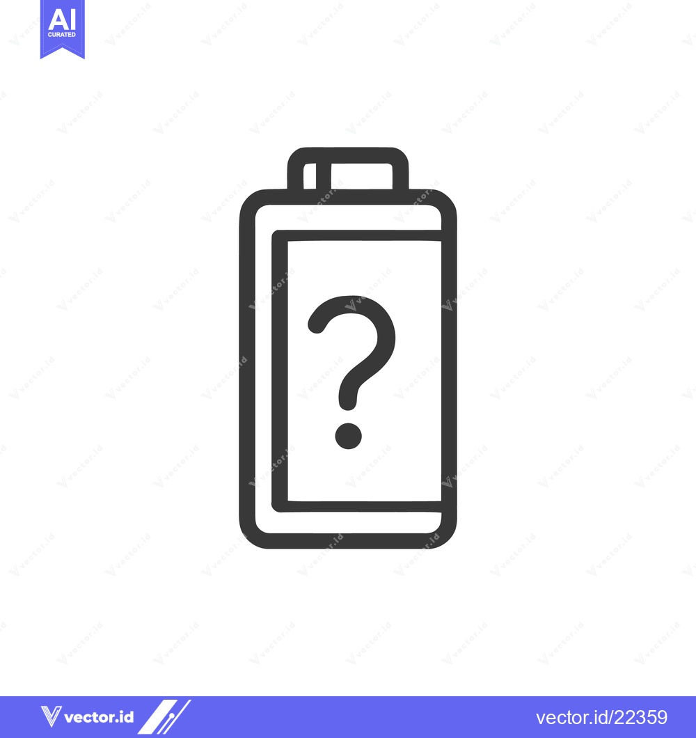 Premium Vector dari Question Mark Inside a Rounded Rectangle Icon