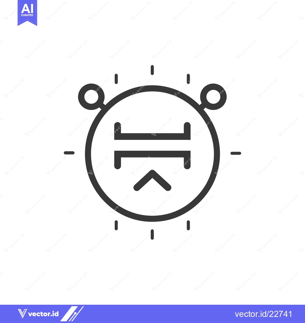Premium Vector dari Bed with Arrow Icon Inside a Circle