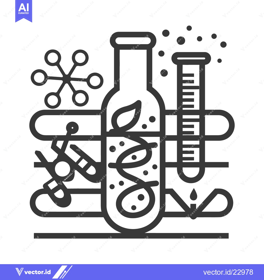 Premium Vector dari Depiction of laboratory equipment used for scientific experimentation