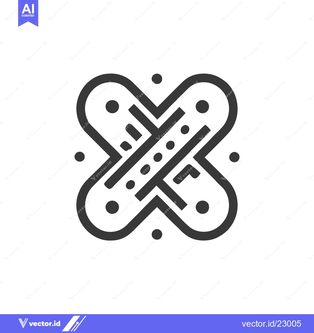 Premium Vector dari Abstract Geometric Design: Intersecting Shapes with Dots in Minimalist