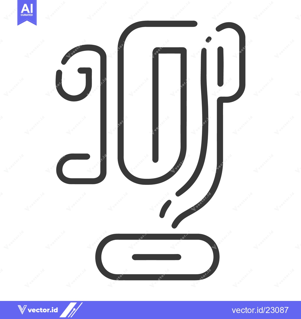 Premium Vector of Abstract graphic illustration of a stylized modern design element