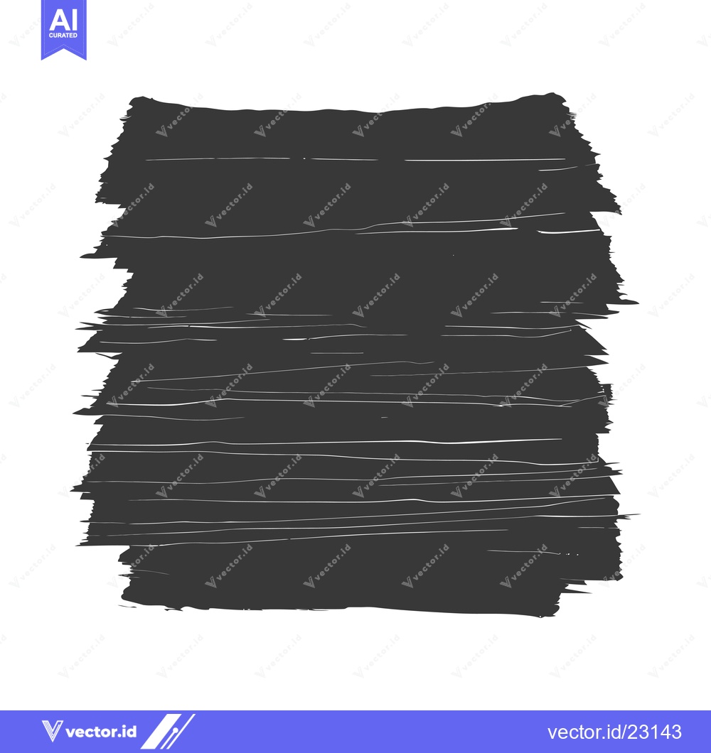 Premium Vector of Black and White Abstract Brush Stroke
