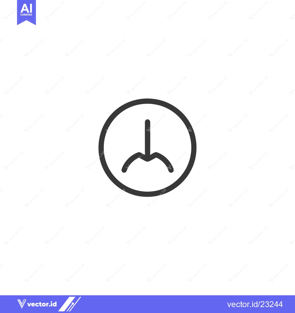 Premium Vector dari Black and white circle with arrow pointing down