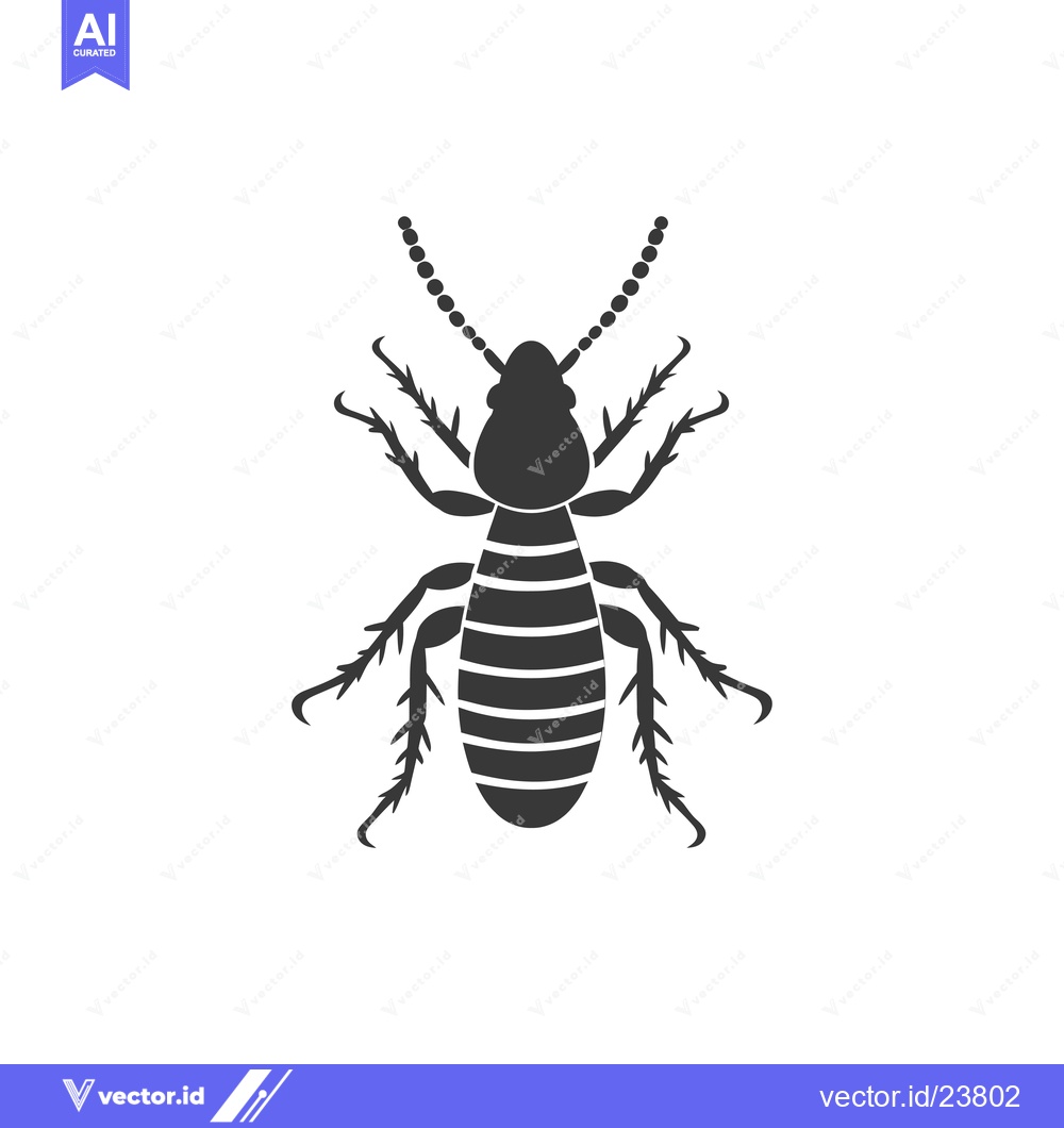Premium Vector dari Black and White Illustration of a Cockroach