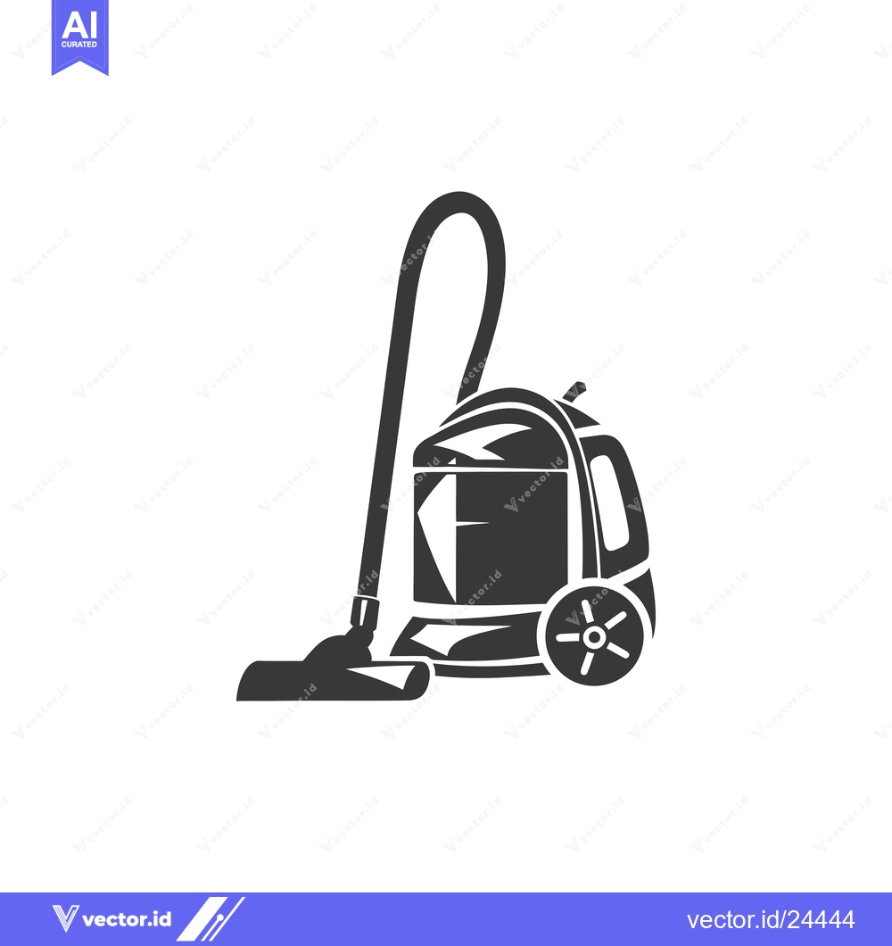 Premium Vector dari Black and white illustration of a vacuum cleaner