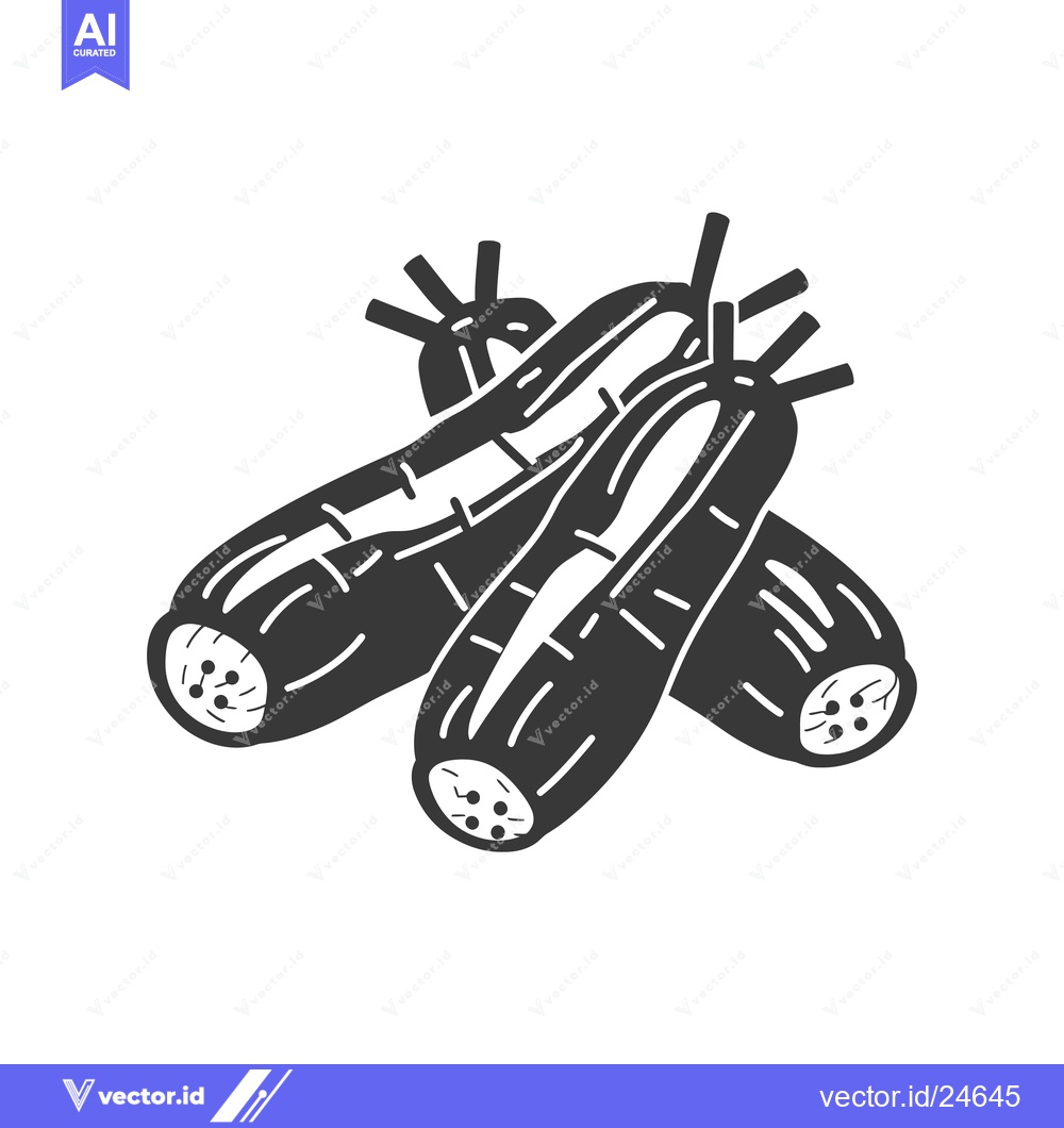 Premium Vector of Black and white illustration of three whole black peppercorns