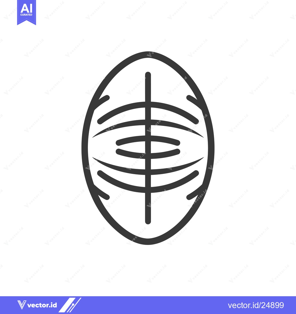 Premium Vector of Black and White Line Art Illustration of a Fencing Mask
