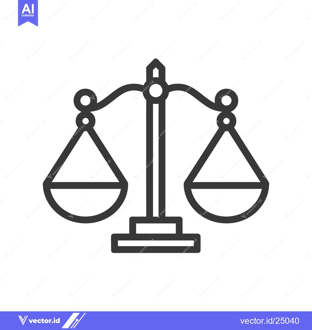 Premium Vector of Black and White Line Art Illustration of a Scale