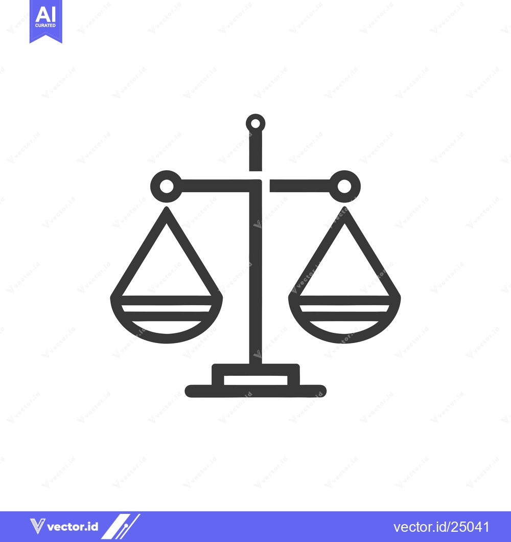 Premium Vector dari Black and White Line Art Illustration of a Scale