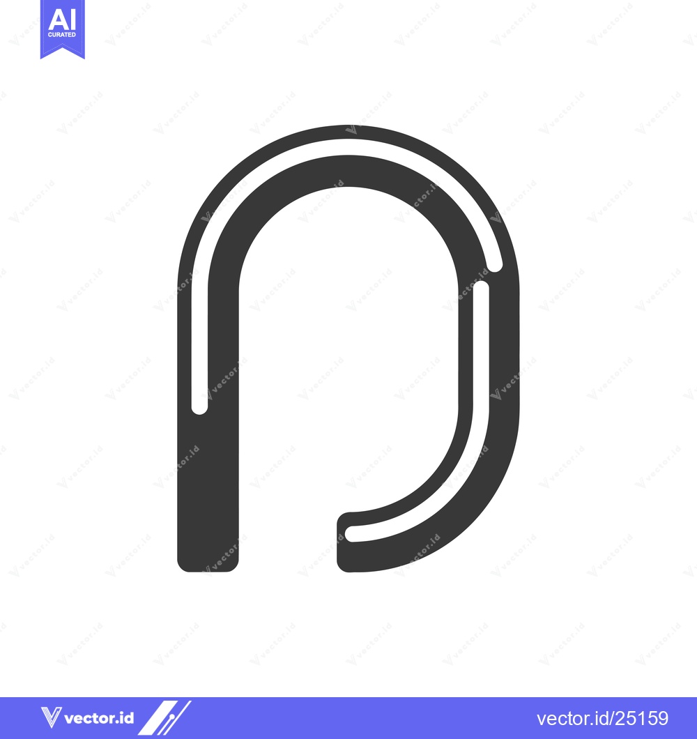 Premium Vector dari Black and White Line Art of a Curved Shape