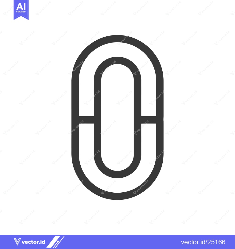 Premium Vector dari Black and White Line Art of a Linked Chain