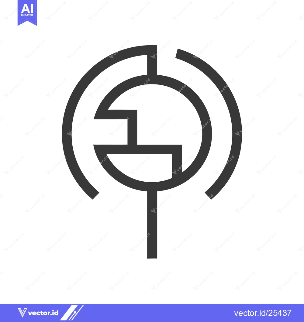 Premium Vector of Black and White Line Drawing of a Lollipop