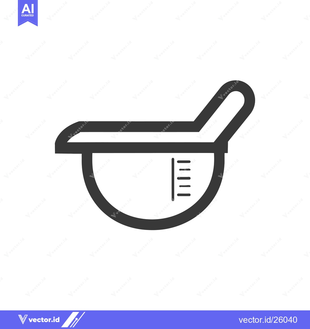 Premium Vector dari Black and White Outline of a Measuring Cup