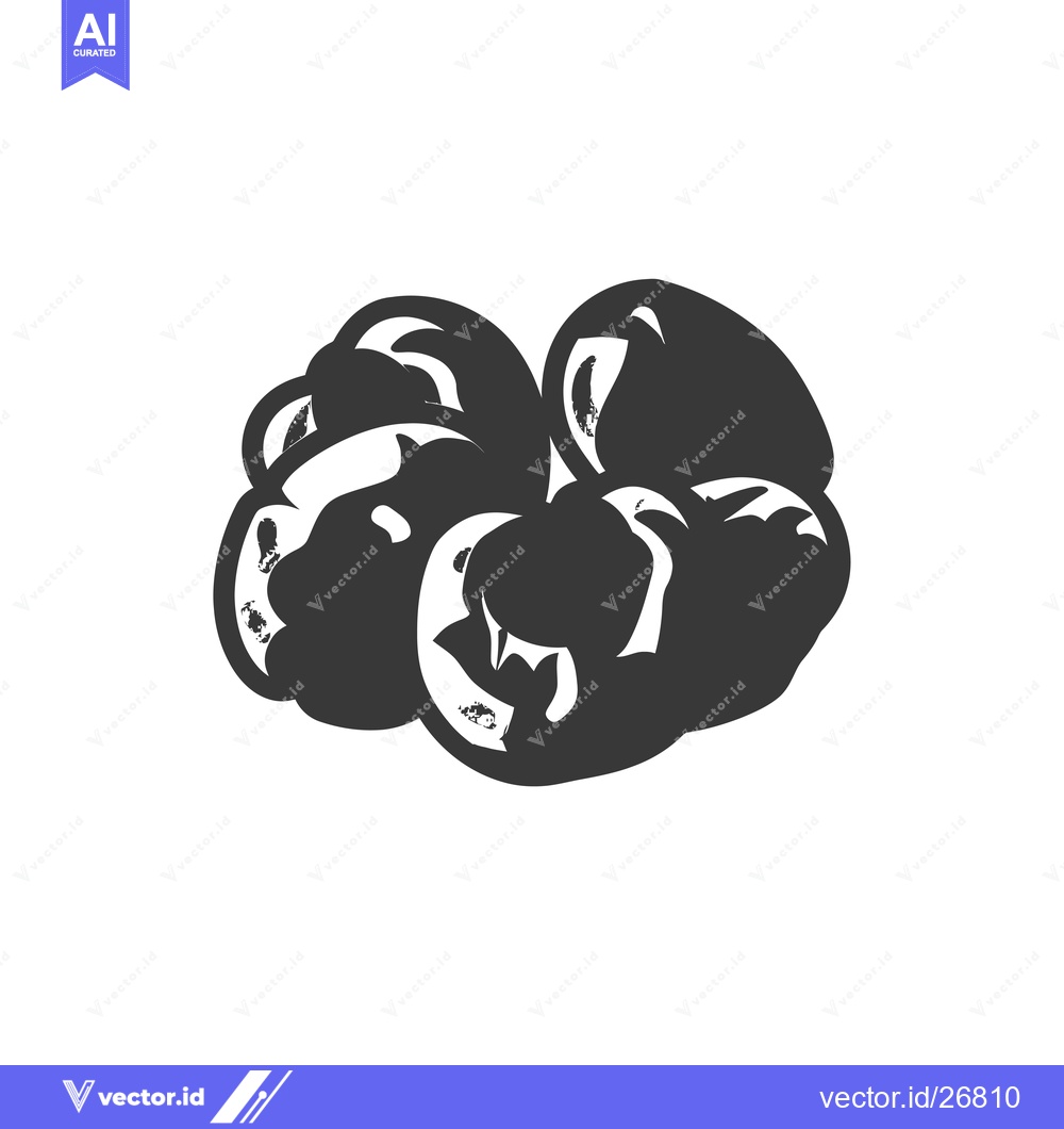 Premium Vector dari Black and White Sketch of a Cluster of Hazelnuts
