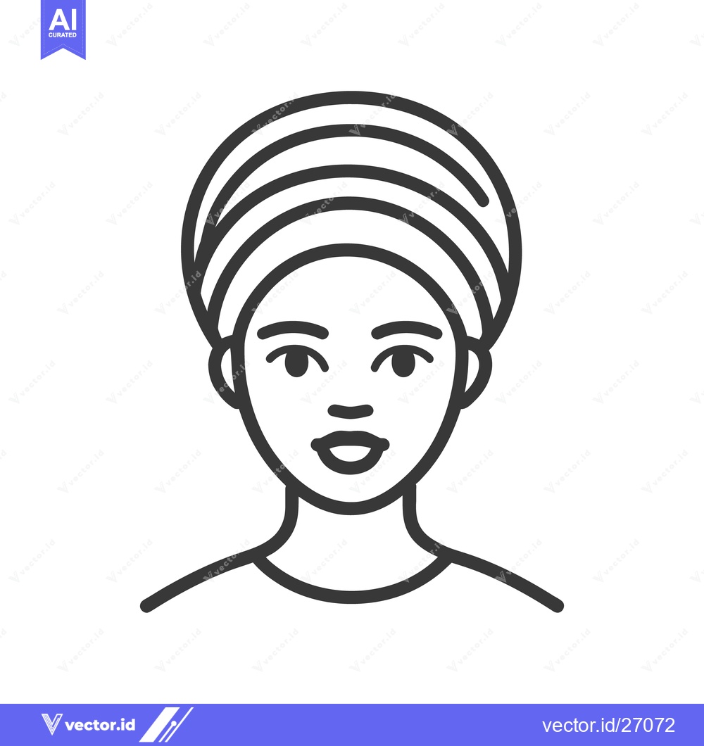 Premium Vector of A simplified graphic depicting the head and shoulders of a person