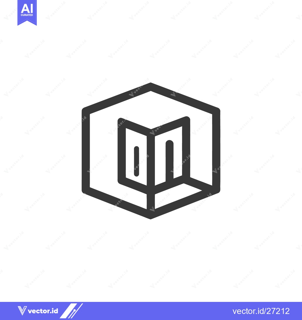 Premium Vector dari An abstract minimalist image of a modern geometric design