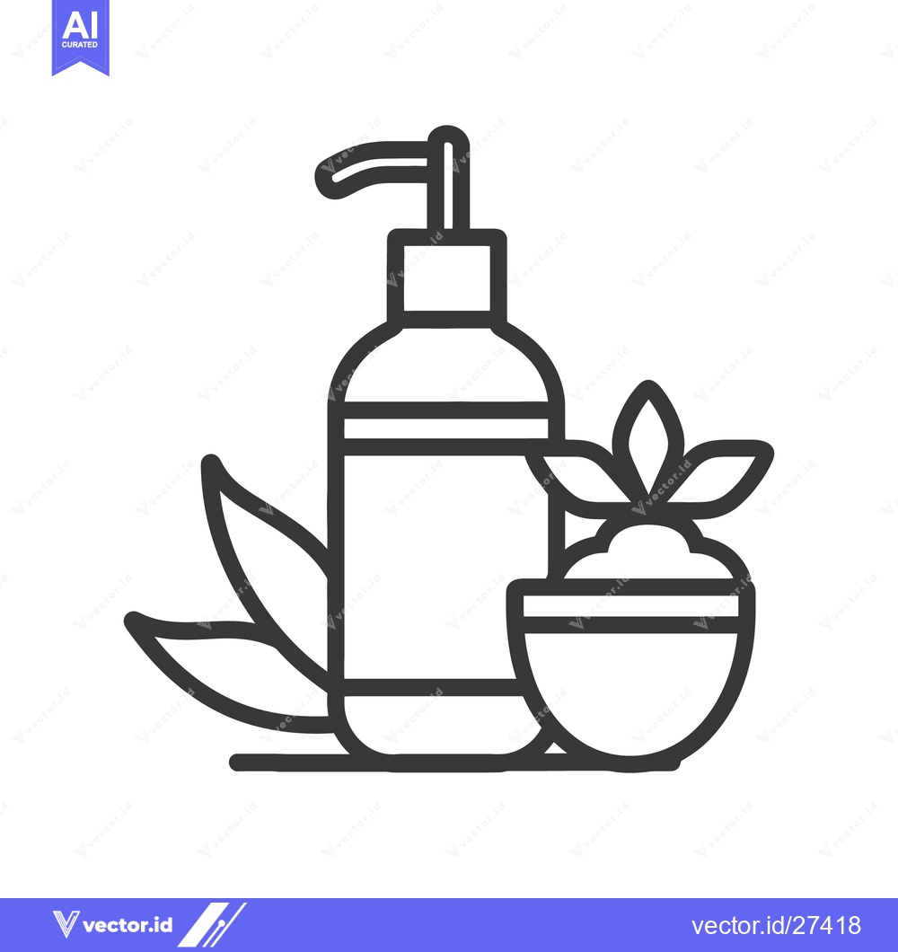 Premium Vector of A graphic illustration depicting beauty and spa related products
