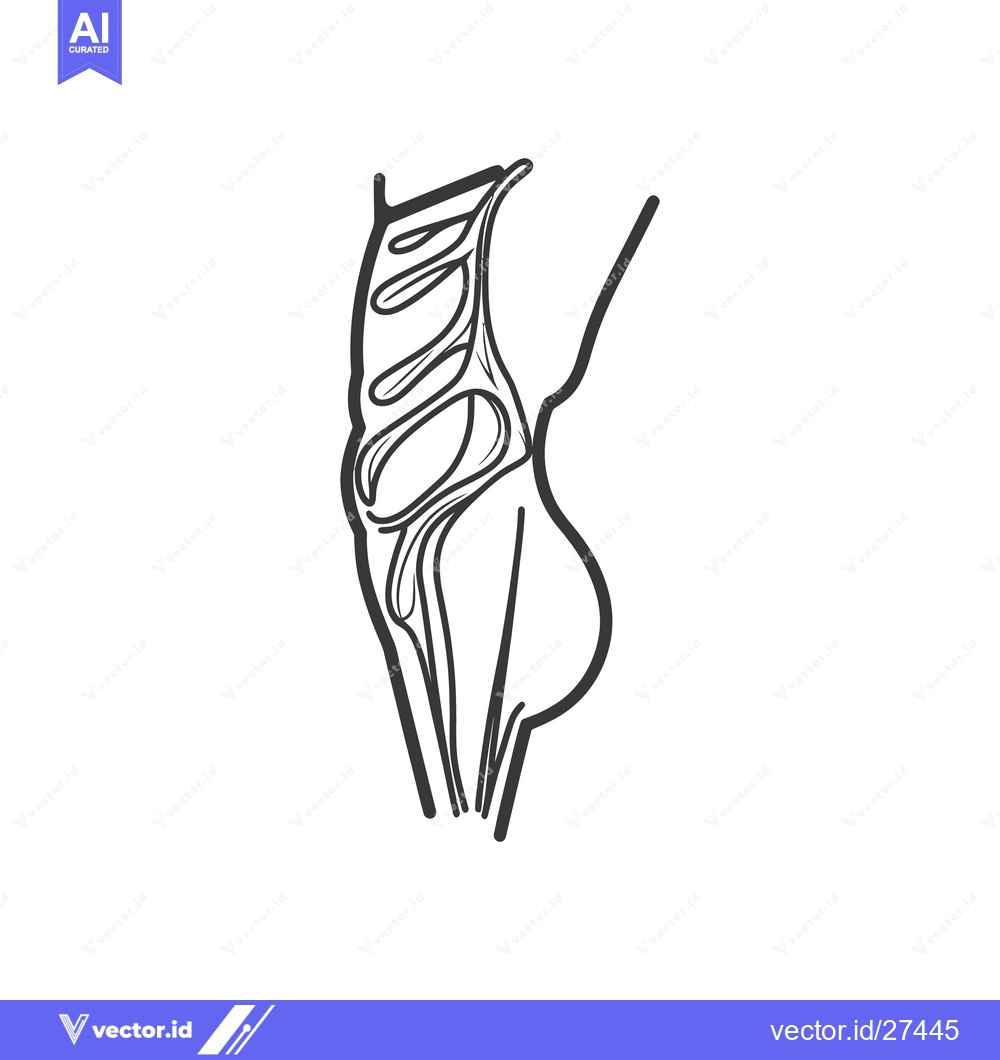 Premium Vector dari Artistic illustration of a flower with unique and detailed features