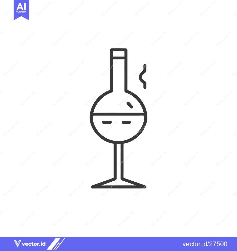 Premium Vector dari Boiling Liquid in a Round-Bottom Flask
