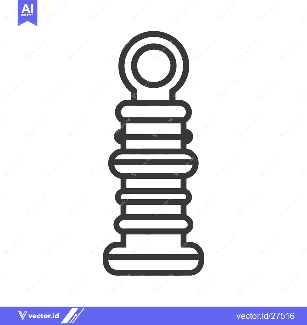Premium Vector dari A simplified black and white image of an abstract figure