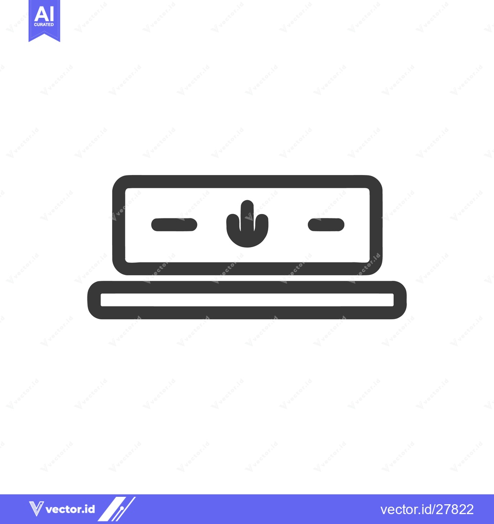 Premium Vector dari Minimalist coffin icon with stylized flower, dark gray lines on white