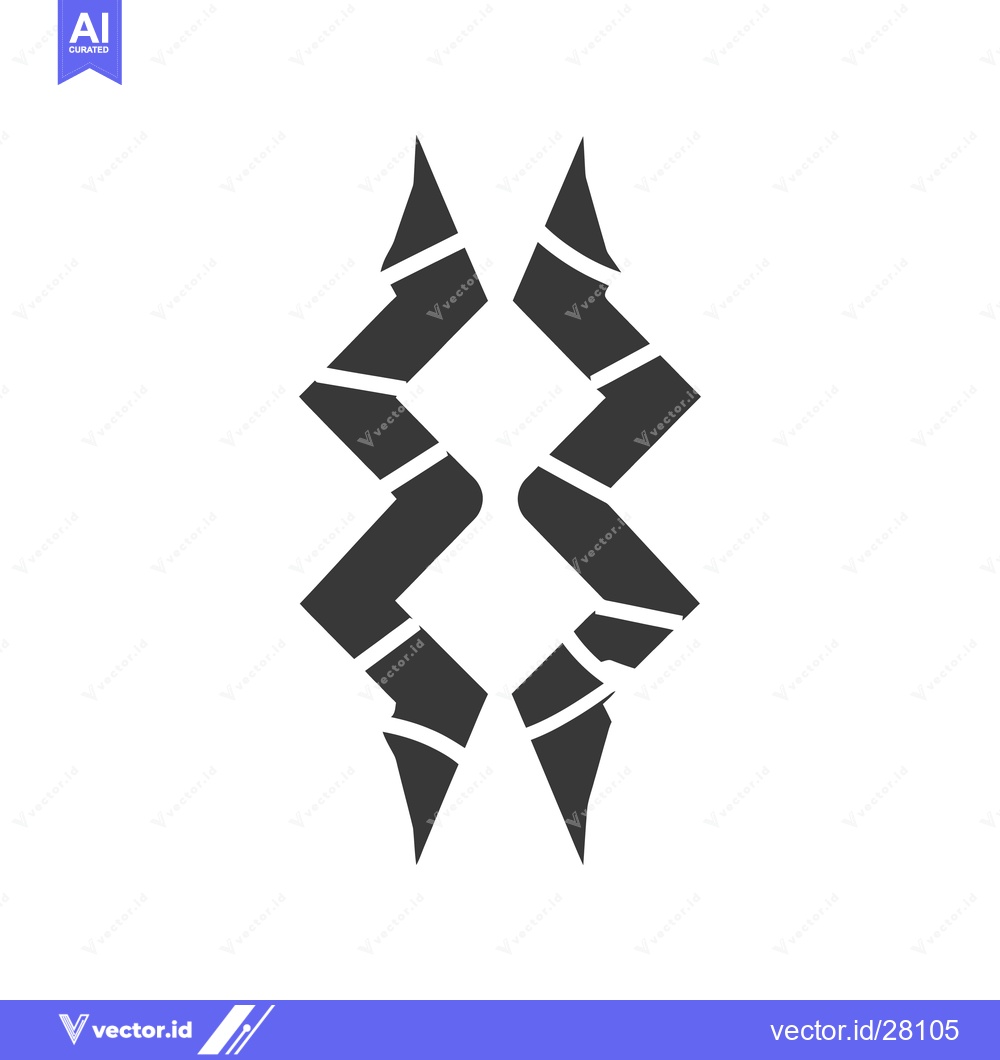 Premium Vector of Symmetric abstract design composed of geometric and sharp elements