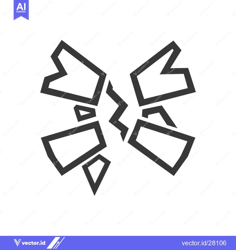 Premium Vector dari A broken vector illustration represents a torn and destroyed bow