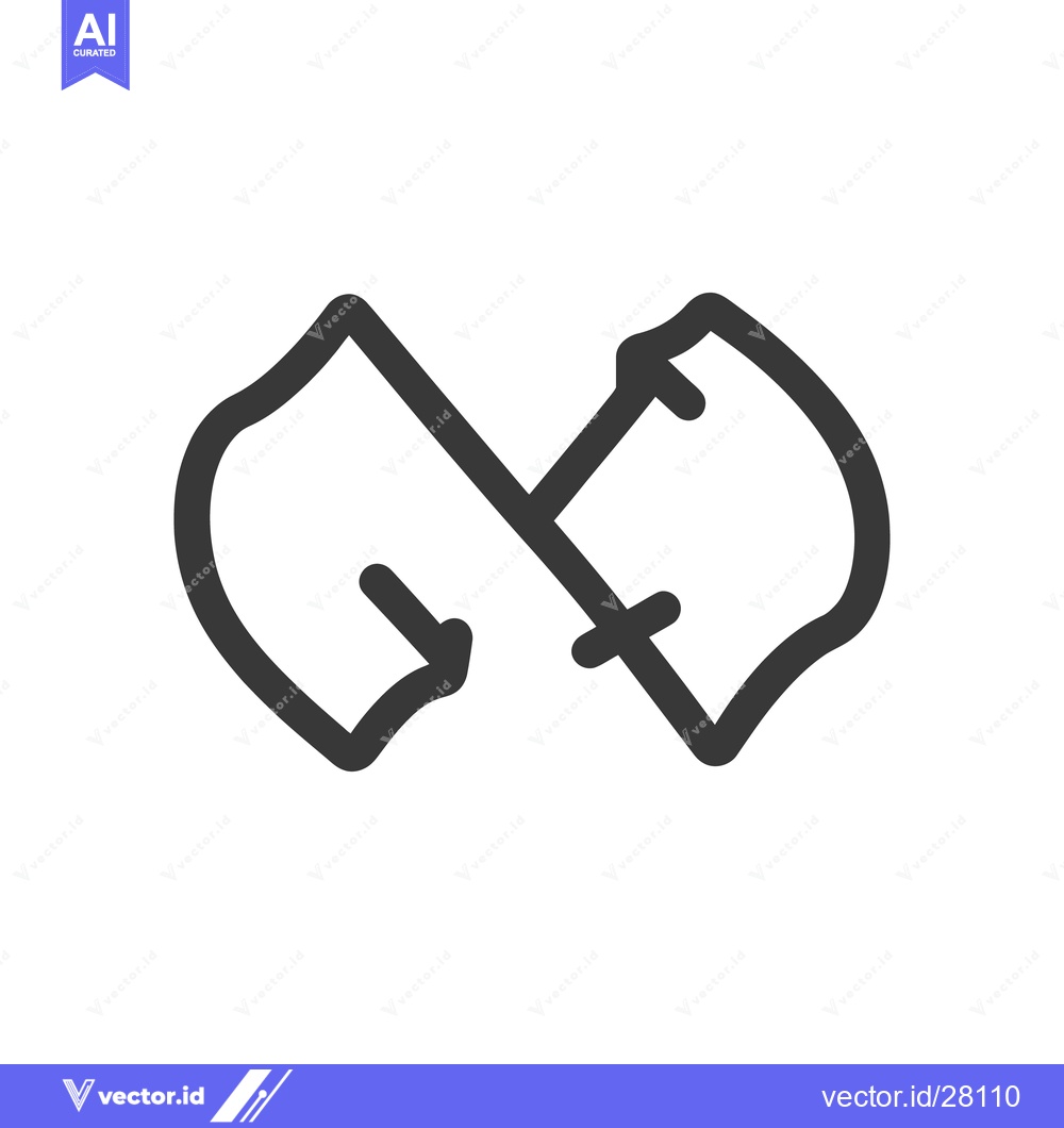 Premium Vector dari A simple illustration of a line art infinity symbol