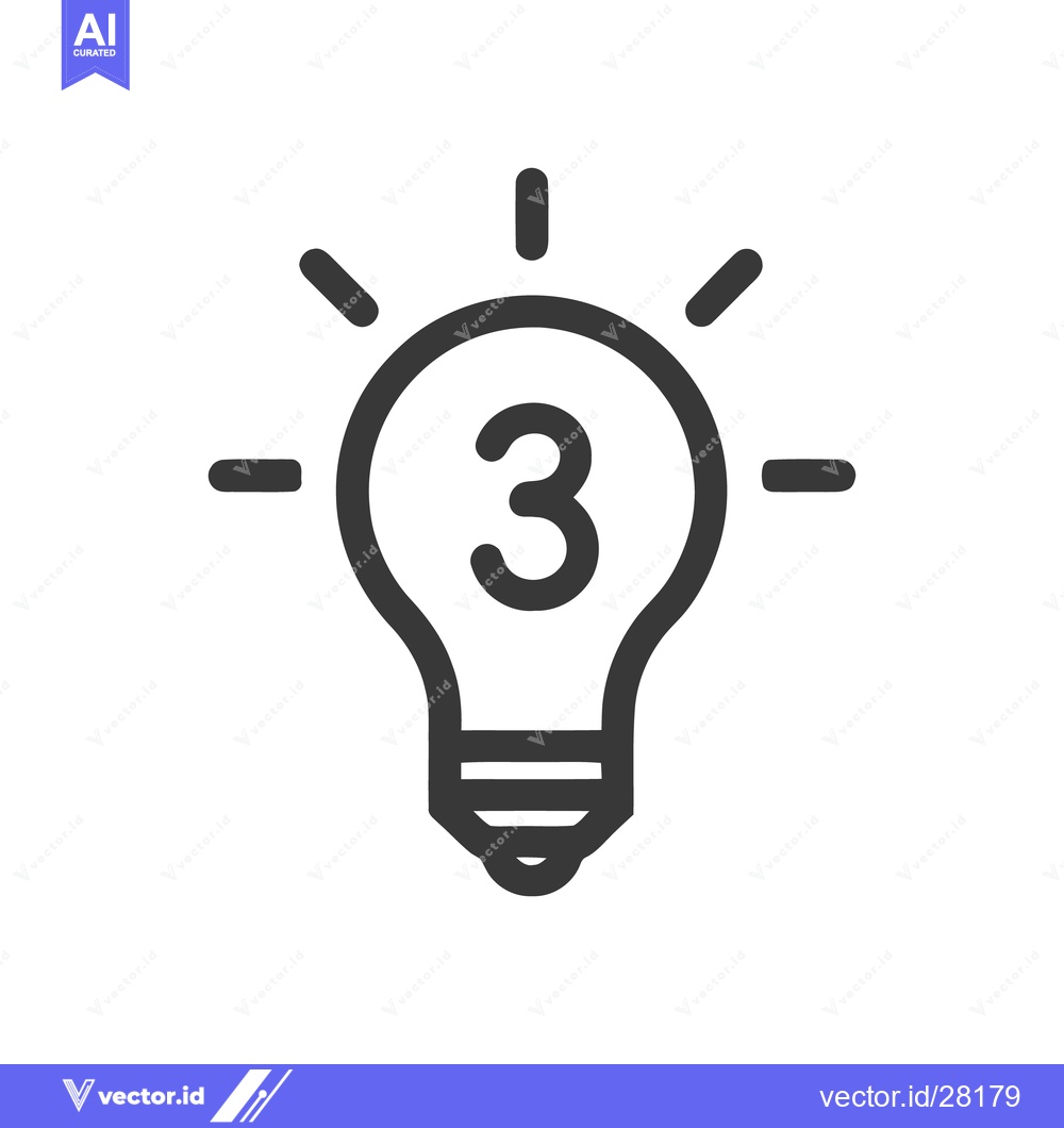 Premium Vector dari Brightness 3 Icon Line Art Icon  1567