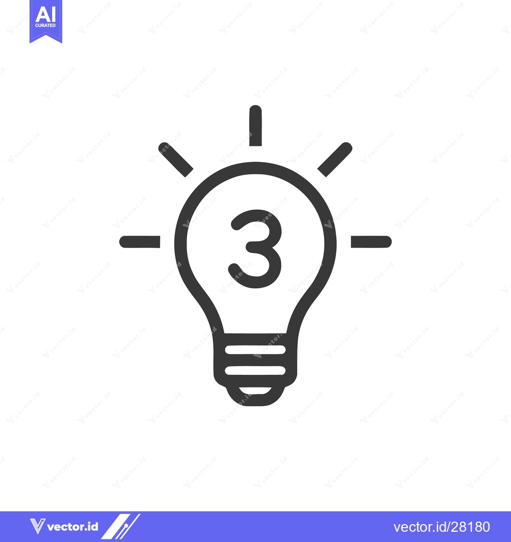 Premium Vector dari Brightness 3 Icon Line Art Icon  1568