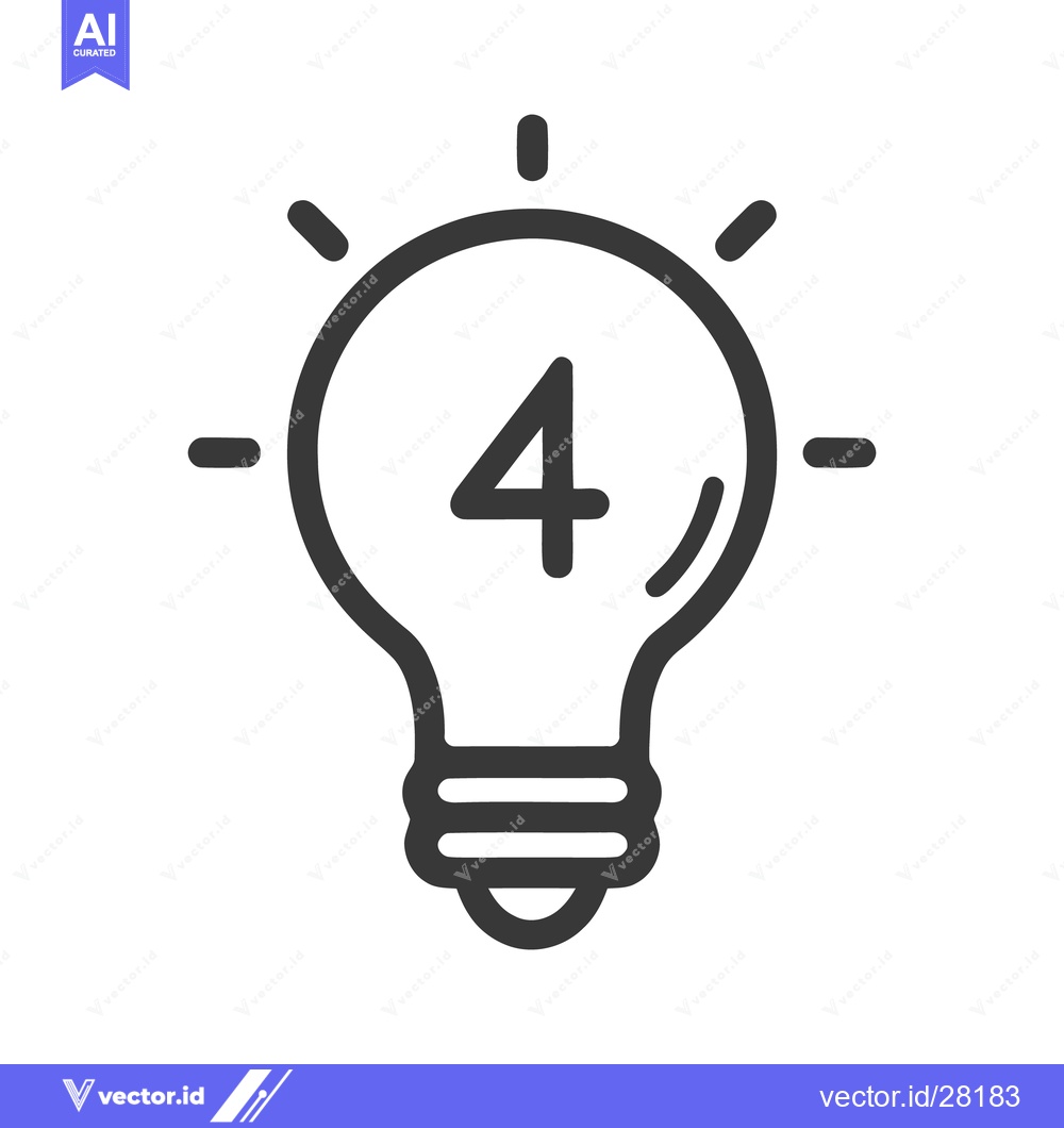 Premium Vector of Brightness 4 Icon Line Art Icon  1571