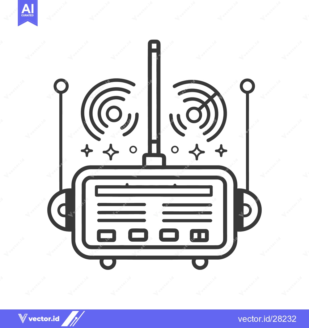 Premium Vector of A detailed illustration showing a simple remote control device