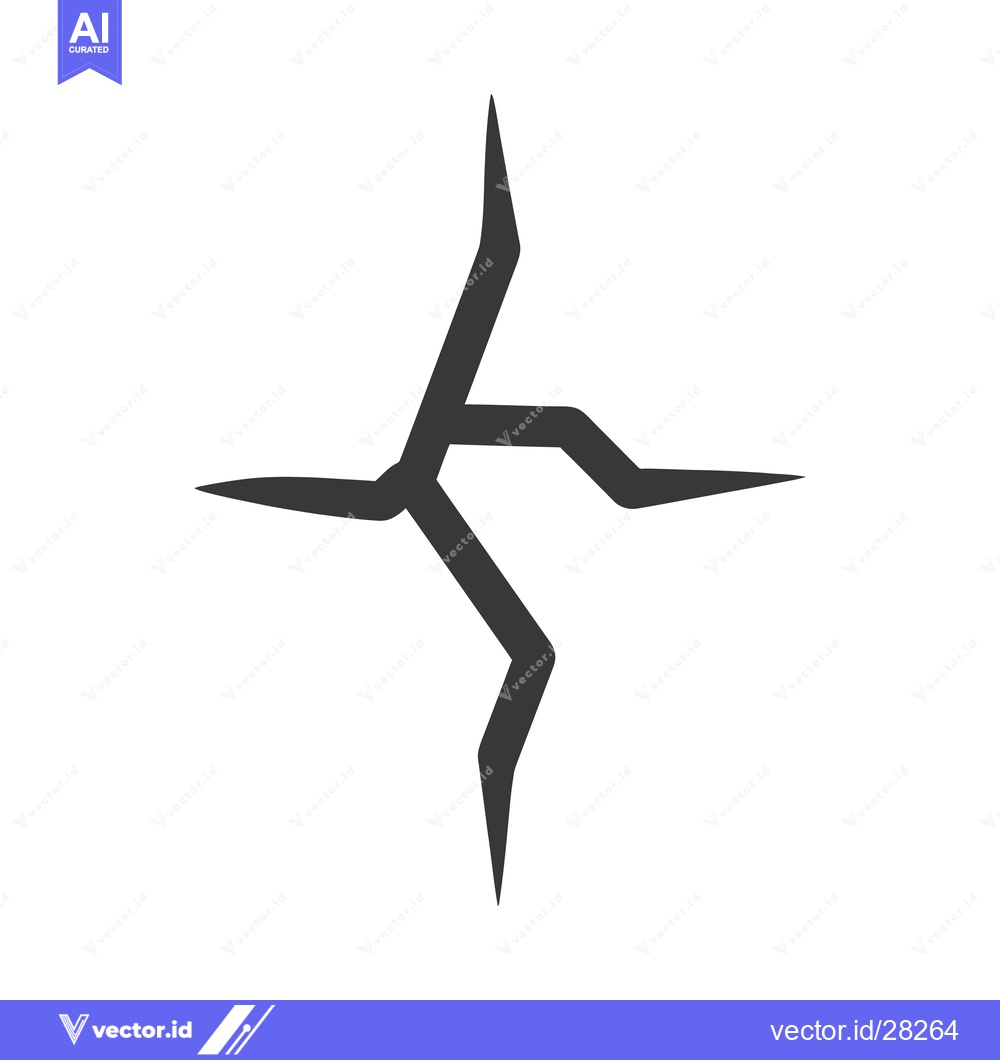 Premium Vector dari A symmetrical geometric design composed of sharp dark lines