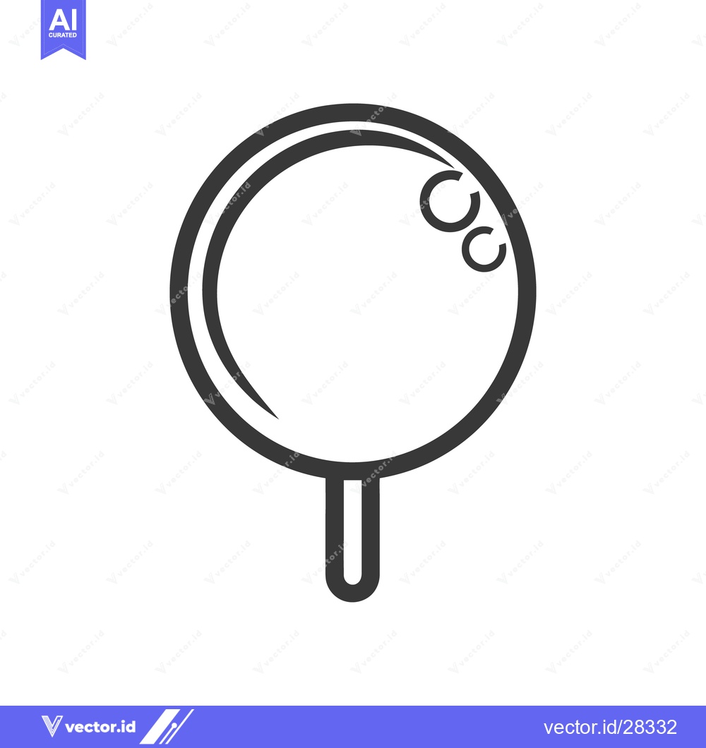 Premium Vector dari The simple illustration presents a round object with a handle below