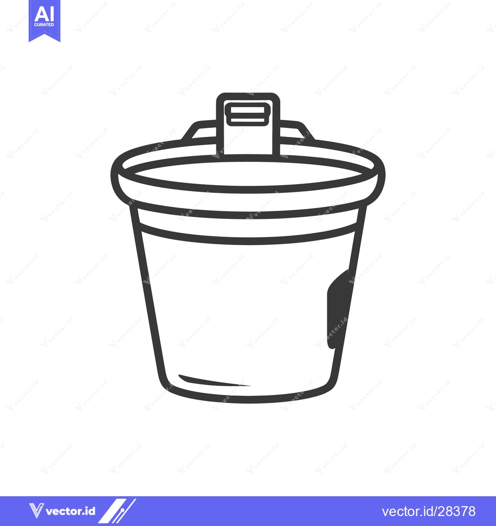 Premium Vector dari A simple outlined image of a plastic coffee cup
