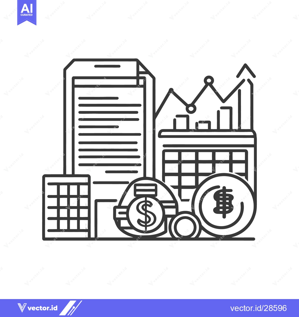 Premium Vector of Financial planning and investment strategy is shown in the image