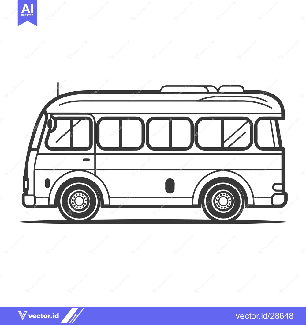 Premium Vector dari A detailed side view illustration of a small passenger vehicle